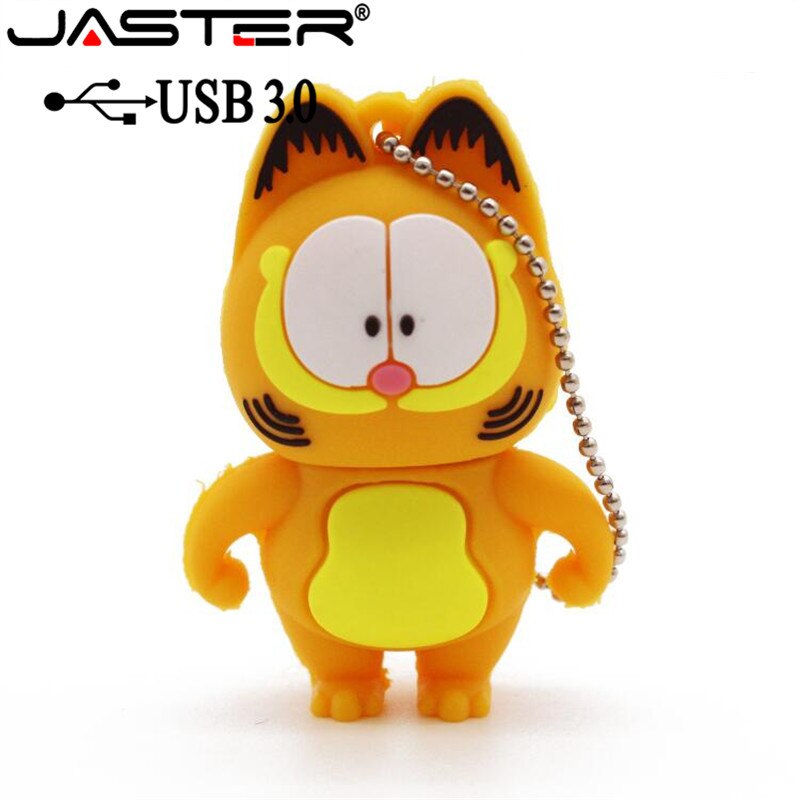 USB JASTER 3,0 Pen Drive Garfield gato 4GB 16GB 32GB 64GB Usb memoria USB Pendrive pluma de mini