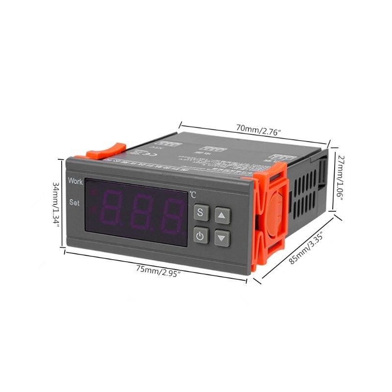 !  mh1210w ac 90-250v digital termometer termoregulator temperaturregulator termostatrelä ntc sensor för inkubator