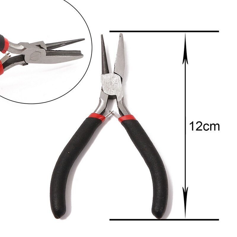 Jewelry Pliers Tools & Equipment Kit Long Needle Round Nose Cutting Wire Pliers For Jewelry Making Handmade Accessories: 11