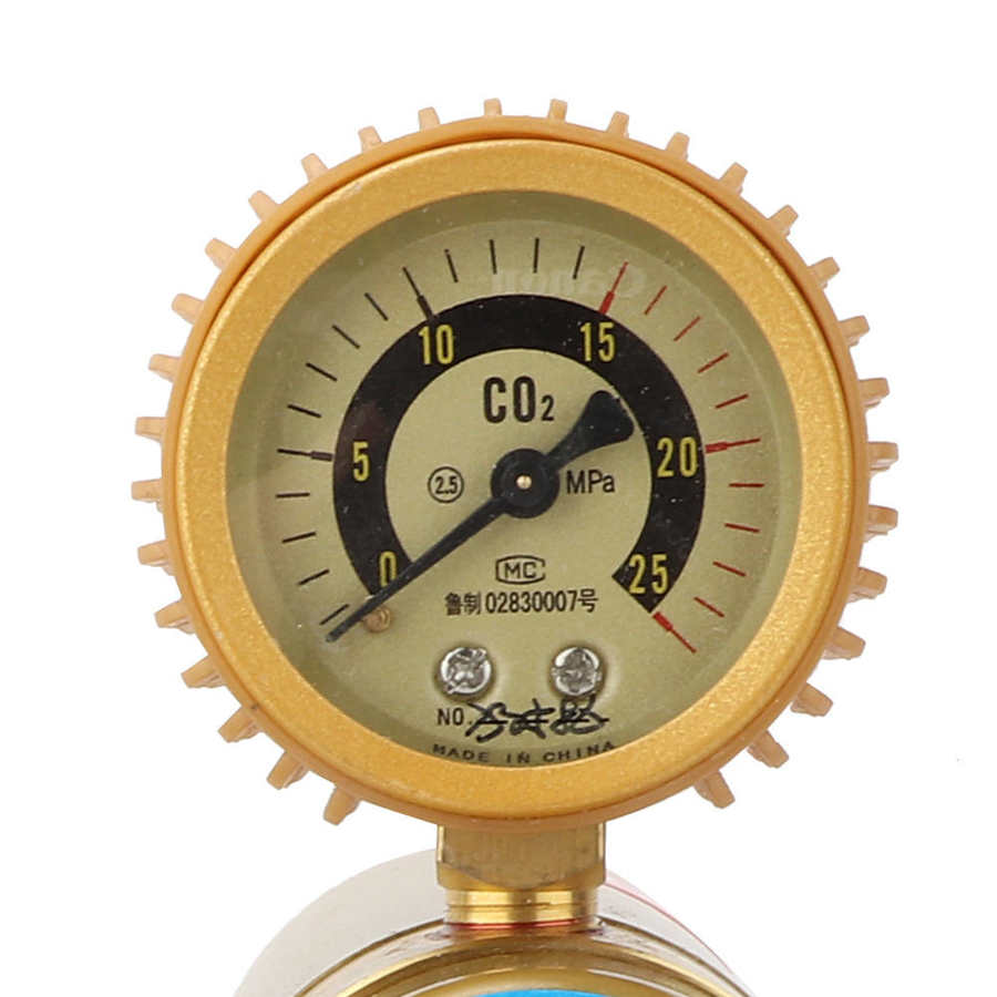 CO2 Pressure Regulator Reducer Gauge 220V CN Plug Wear Resistant