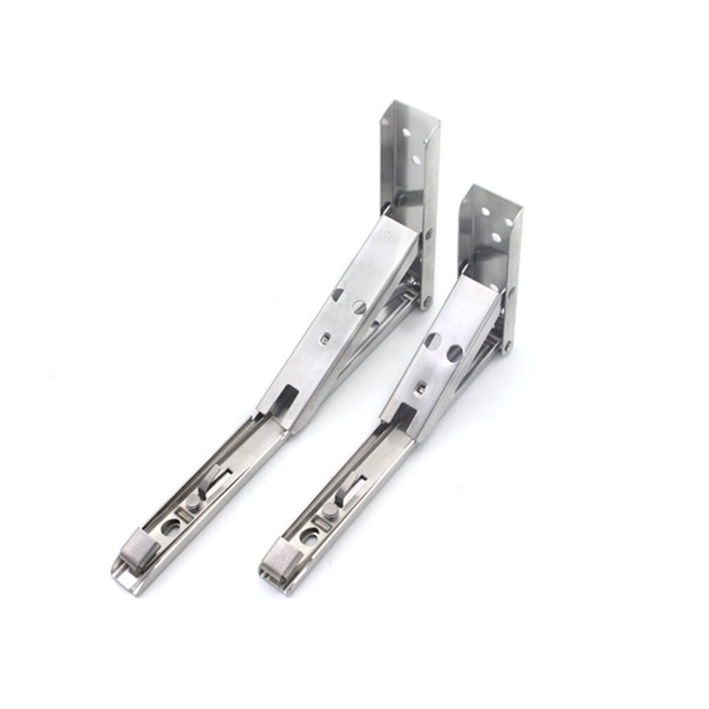Triangular Bracket Stainless Steel Movable Bracket Folding Wall Partition Storage Bracket Spring Folding Bracket