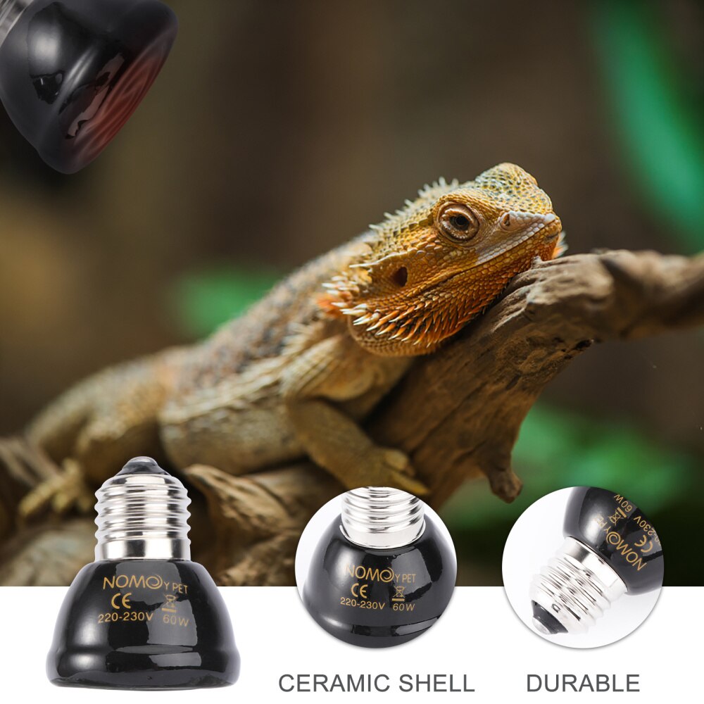 1Pc Warmte Lamp Premium Verwarming Licht Warmte Emitter Warmte Behoud Lamp Voor Reptiel Schildpad