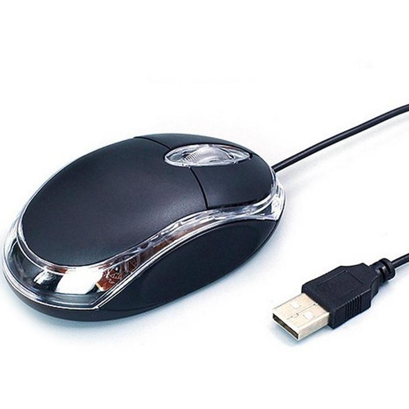 Wired Mouse Computer Mouse 3 Button Easy Use Mouse Optical Wire Mouse for Business PC Computer Laptop Desktop Notebook