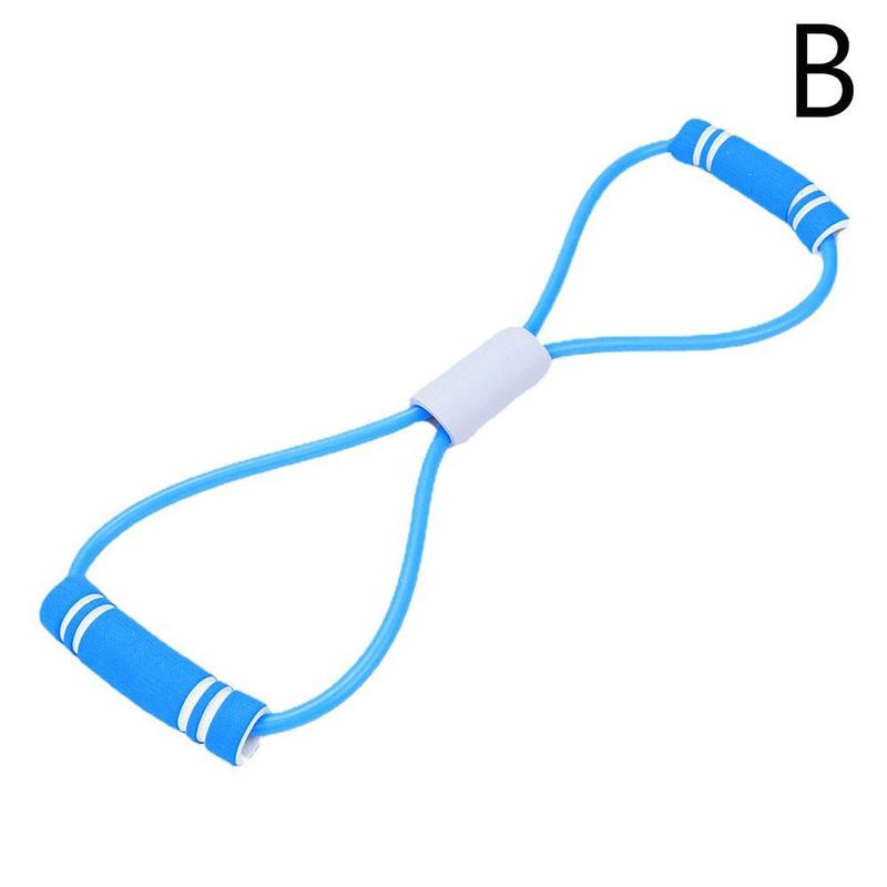 Cuerda de tensión para Yoga y Fitness, banda de pecho resistente a la polea de pared, artefacto para perder peso muscular, 8 cuerdas expansoras, Y0p2