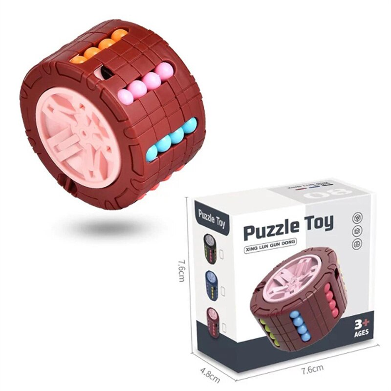 Zappeln Spielzeug Stress Relief Rotierenden Bunte Bean Wenig Würfel für Kinder Finger Spinning Früh Pädagogisches Spielzeug Für Erwachsene Baby kid: 15