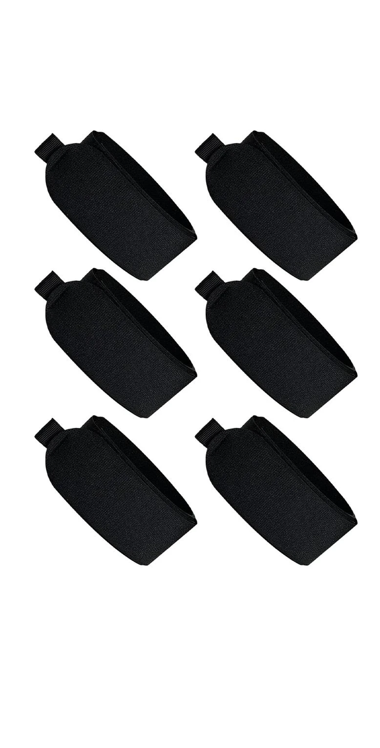 Correas ajustables para envolver esquí, banda para almacenamiento de esquí, cinta de sujeción para esquí, corbata de almacenamiento con almohadilla protectora, accesorios para esquís, deporte de invierno: Azul