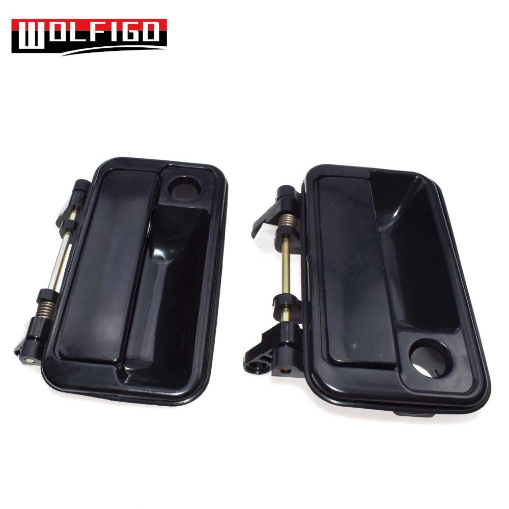 WOLFIGO Exterior Outside Front Left Right Door Handle Fit Suzuki Swift Geo Metro 1989-1994 8282060B025PK, 8281060B025PK