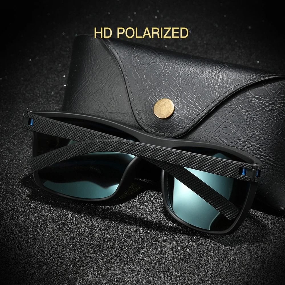 Polarized Sunglasses Square Anti-glare Sun Glasses UV Protection High Qualiy Large Frame Sunglasses for Women Men