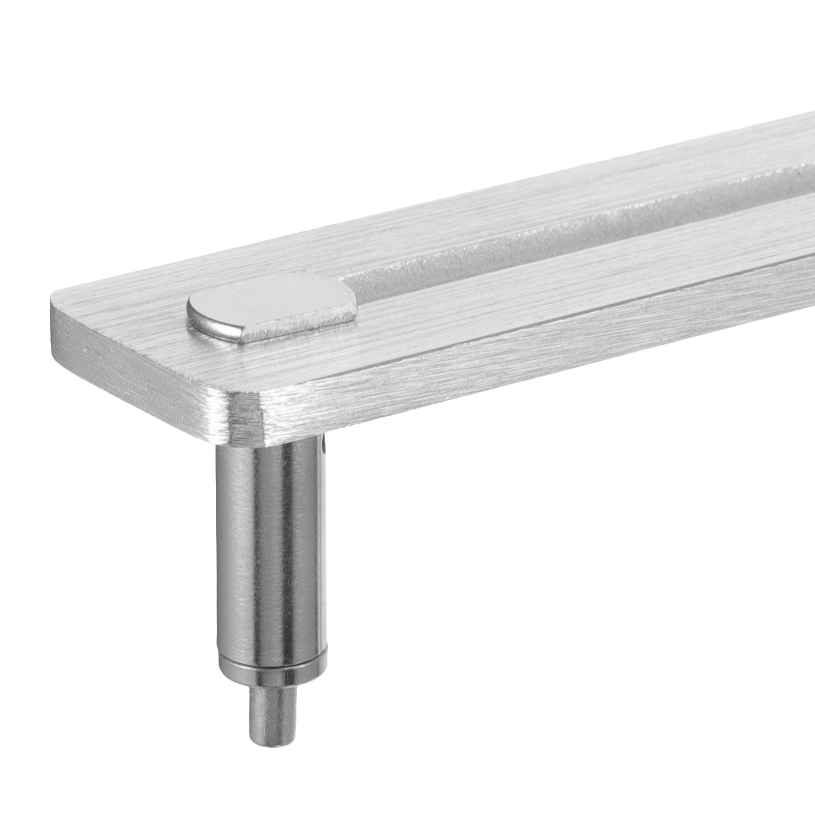 Feste til akvarielys i aluminiumslegering med 13mm glassklemmer, slitesterkt metall, akvarielysstativ, lampeholder for vannplanter, enkel