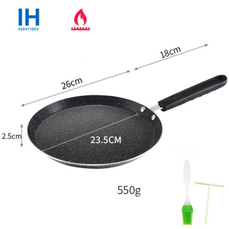 Nonstick Pan Pan Pancake Pan Steak Frying Pan Melaleuca Cake Special Small Omelette Breakfast Pan Pancake Pan: 4