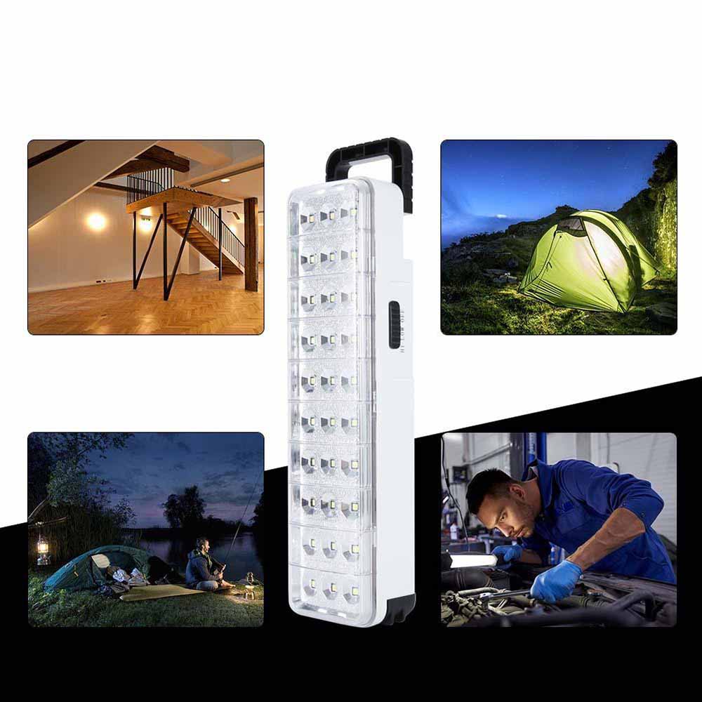 Emergency Light Rectangle Led Energy-Saving Fire Rechargeable Emergency Light White Commercial Emergency Light