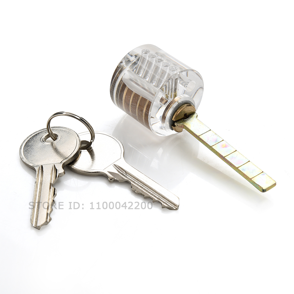 Practice Padlock Locksmith Supplies Transparent Copper Locks Training Skill Padlocks Locksmith Tool Locks Visible Lock Hardware