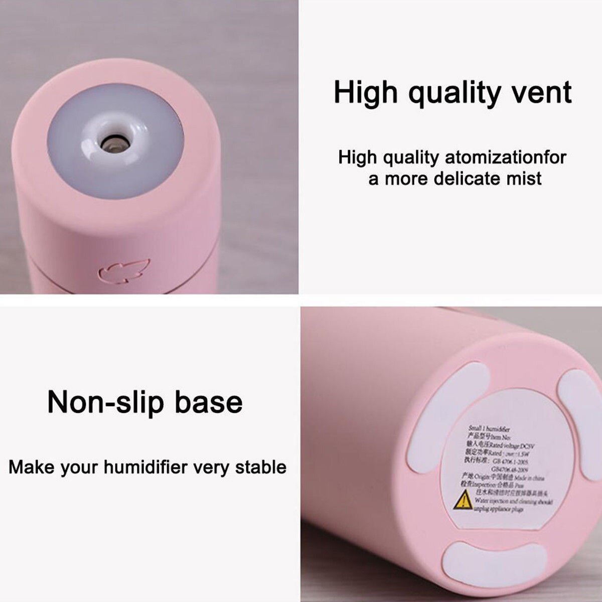 Air Purifier Cleaner Freshener Humidifier Ioniser Colour Changing LED Light UK