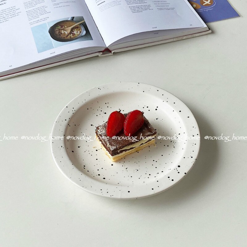 Dessert Serving Plate Decorative Cake Colorful Ceramic Sushi Nordic Plates Cute Snack Borden Servies Kitchen Supplies DE50CP
