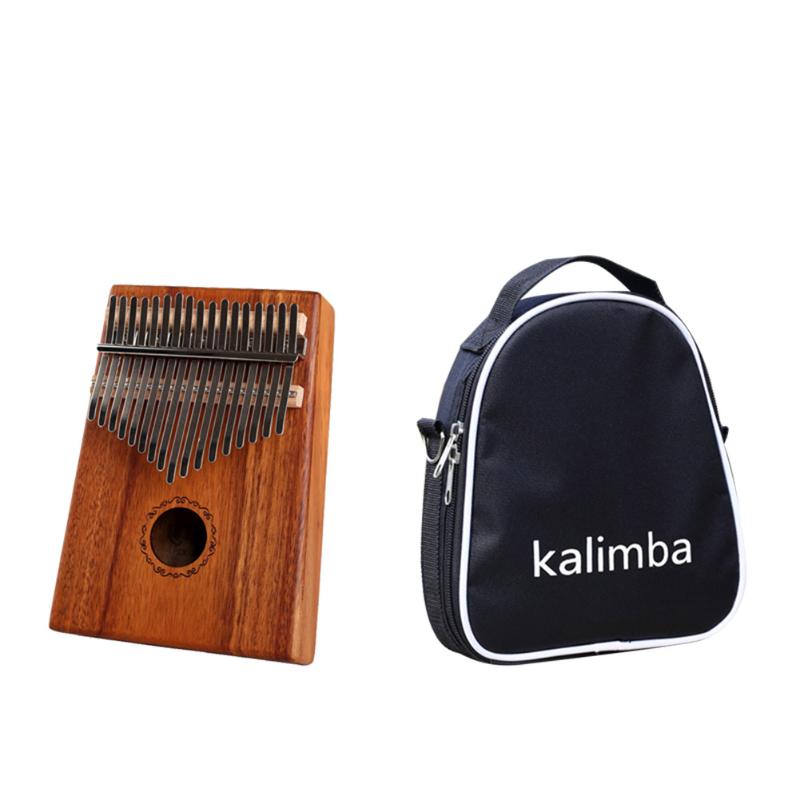 Instrumento Musical con martillo de afinación de 17 teclas de gran de madera de Acacia, luminosidad y portabilidad de Piano, sin espacio