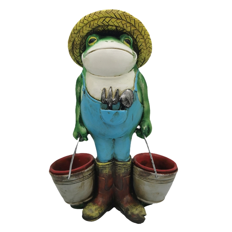 Exquisite Simulation Bird Feeder Bath Sunflower Ornaments, Resin Hand-crafted Ornaments for Garden Decoration: E