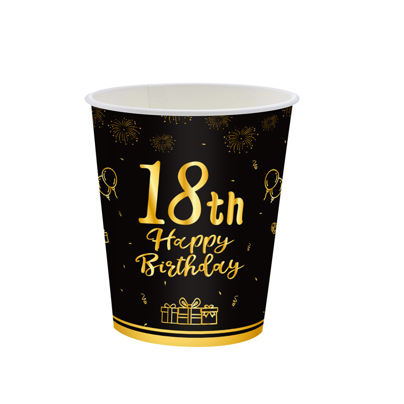 18e verjaardagsfeestje decoratie thema voor evenement benodigdheden taart toppers hangende banner servies set borden kopjes servetten tafelkleed: Olijf