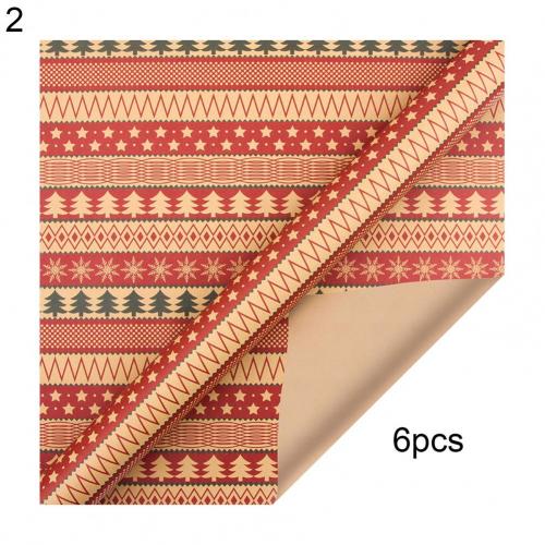 Papel tisú Rectangular para envolver , 6 uds., colorido, Flexible, para: 2