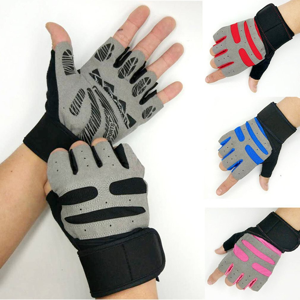 Fitness Gloves Men And Women Half Finger Fitness Equipment Training Palm Fitness Products Bodybuilding Gloves