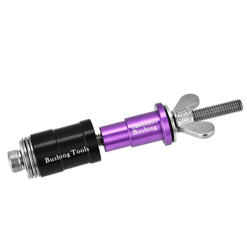 Bike Bicycle Rear Shock Eyelet Bushing Disassembly Install Tool Portable Aluminum Alloy Threaded Press Install Tool