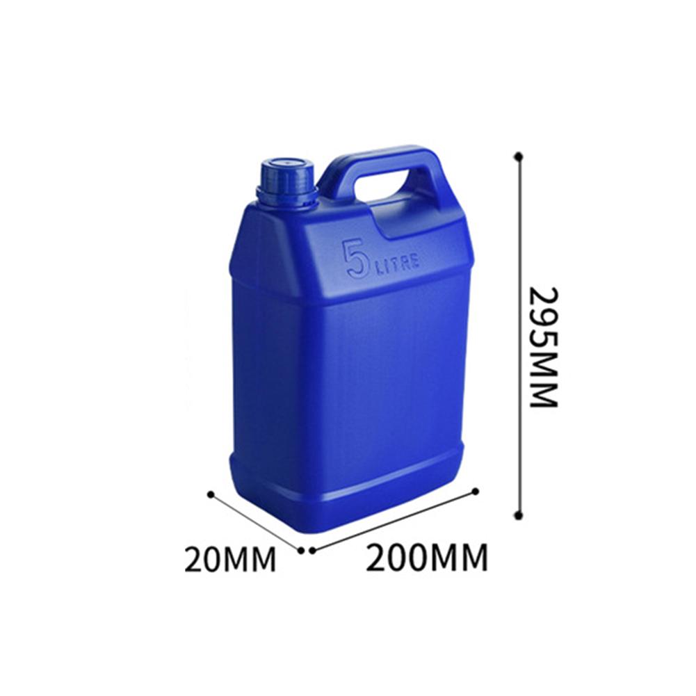 5L Plastic Fuel can gasoline tank Wear-resistant Gas fuel container handle thickened jerry can water bucket