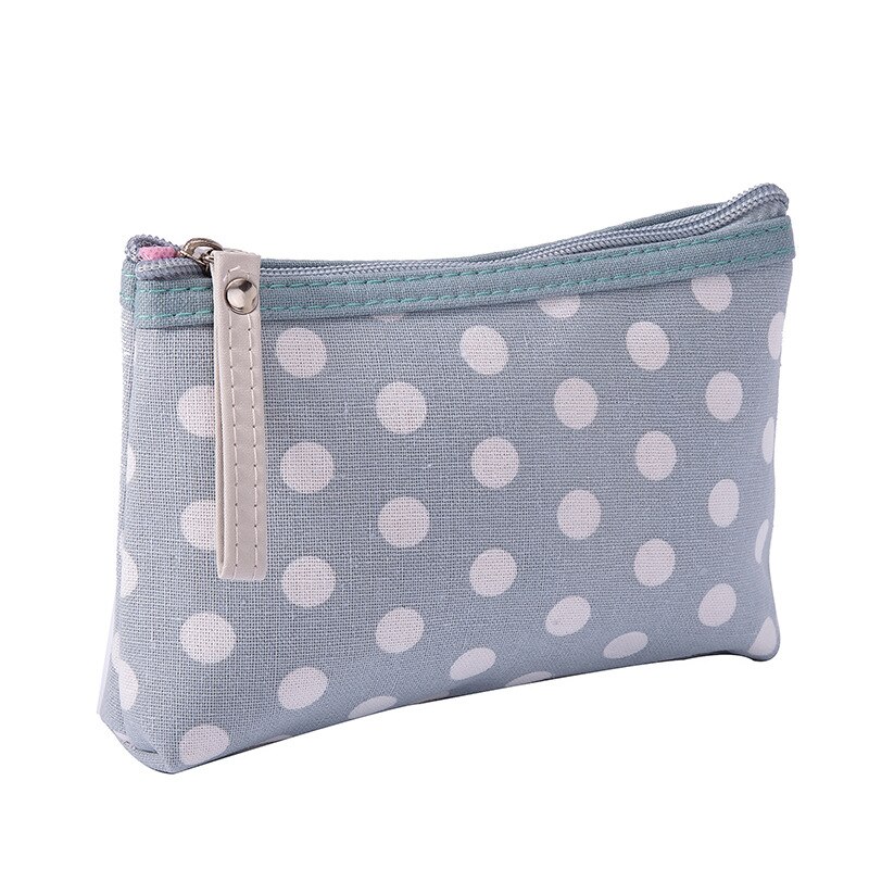 Reizen Canvas Opbergtas Draagbare Stippen Zonnebrandcrème Gezichtsmasker Organizer Bag Huidverzorgingsproducten Verpakking Zak: Sky Blue