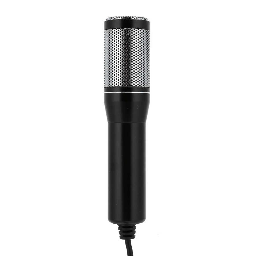 USB Laptop Microphone Condenser Recording Microphone USB Desktop Microphone Mini Studio Portable Karaoke Mic