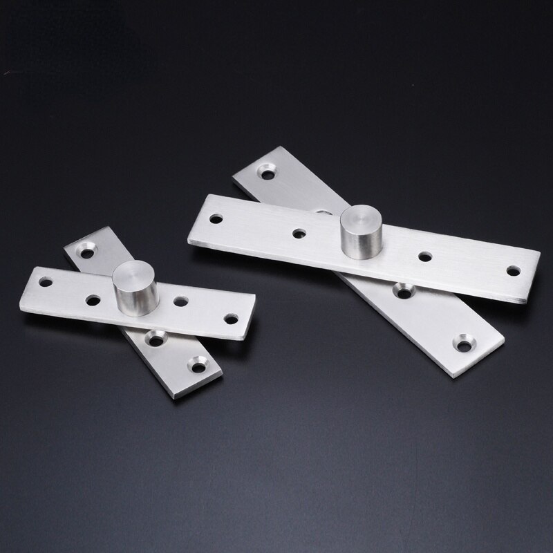 360 Degree Rotation Axis 75mm 95mm Stainless Steel Up and Down Doors Rotating Hinges Location Shaft Hidden Pivot Hinge