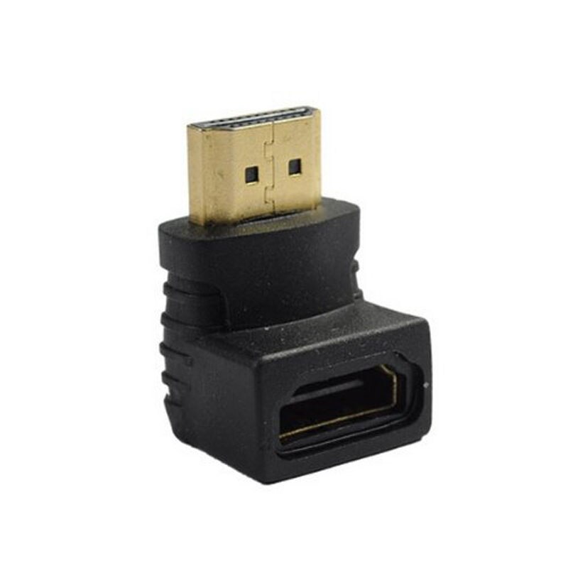 Etmakit 90 Grad Rechtwinklig vergoldete HDMI Adapter A typ Männlich zu Weiblich für 1080p TV HDTV NK -Einkaufen