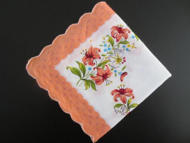 Mouchoir en dentelle Vintage blanc pour femmes, 10 pièces/lot, fleurs en coton imprimées, pour femmes, hommes et enfants, serviettes carrées pour le visage, de mariage