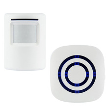 Wireless Motion Sensor Detector Gate Entry Door Bell Welcome Chime Alert Alarm EU/US Plug For Choose R02