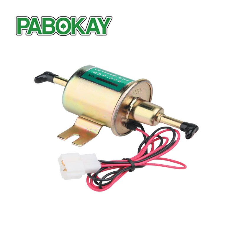 Merk 12v elektrische brandstofpomp lage druk bout bevestigingsdraad diesel benzine hep -02a voor auto carburateur motorfiets atv