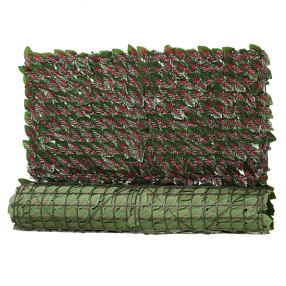 Protection Artificial Balcony Green Leaf Fence Leaf Privacy Screen Panels Rattan Plants Privacy Fence Garden Decoration