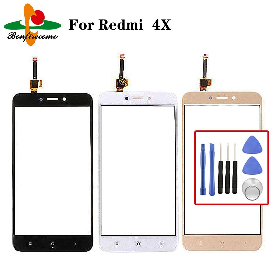 4x para xiaomi redmi 4x redmi4x painel da tela de toque sensor lcd display 5.0 "digitador vidro peças reposição