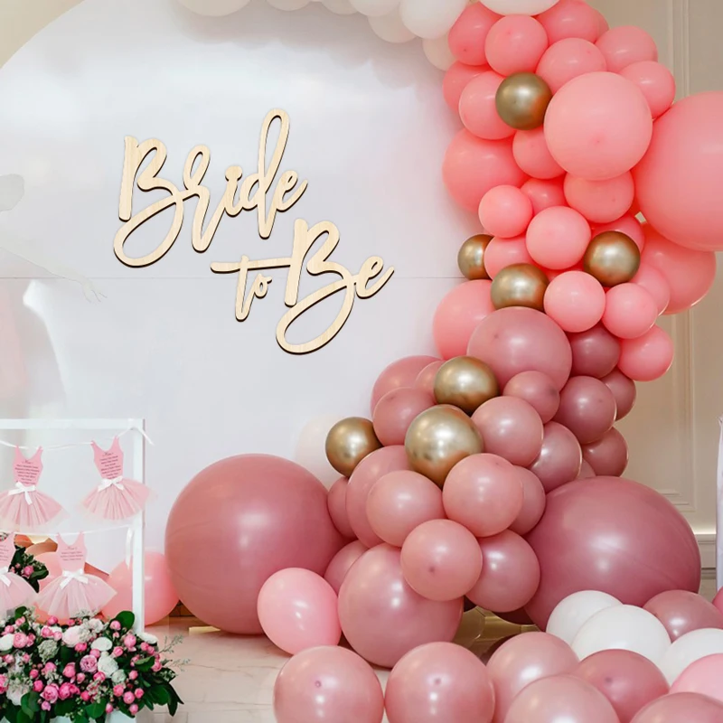 YOMDID Lettera Sposa Segno Segno per addio al nubilato in legno per addio al nubilato, fidanzamento, matrimonio, addio al nubilato, addio al nubilato, sfondo