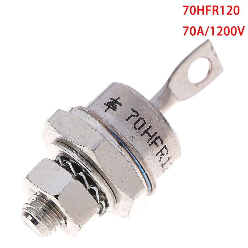 1 Pc de 70HF120/70HFR120 70A 1200 V de alta potencia rectificador de Metal tipo rectificador diodos Accesorios: 70HFR120