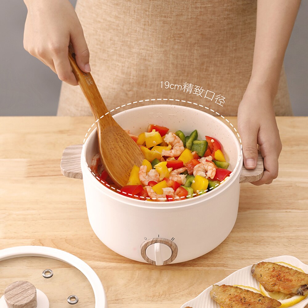 Multifunctional Electric Cooker Mini Electric Pot Noodle Cooker Student Dormitory Rice Cooker Integrated Electric Wok