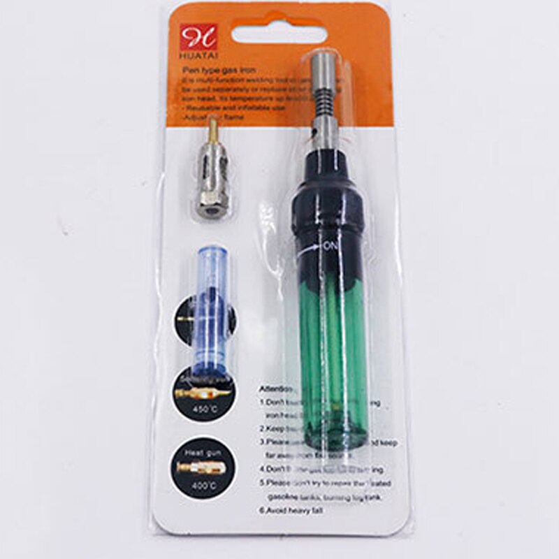 Przenośny długopis w kształcie gazu lutownica mały gaz wypełniony gazem wielofunkcyjny palnik robić spawania robić spawania domowego lutowania gazowego iro: standard