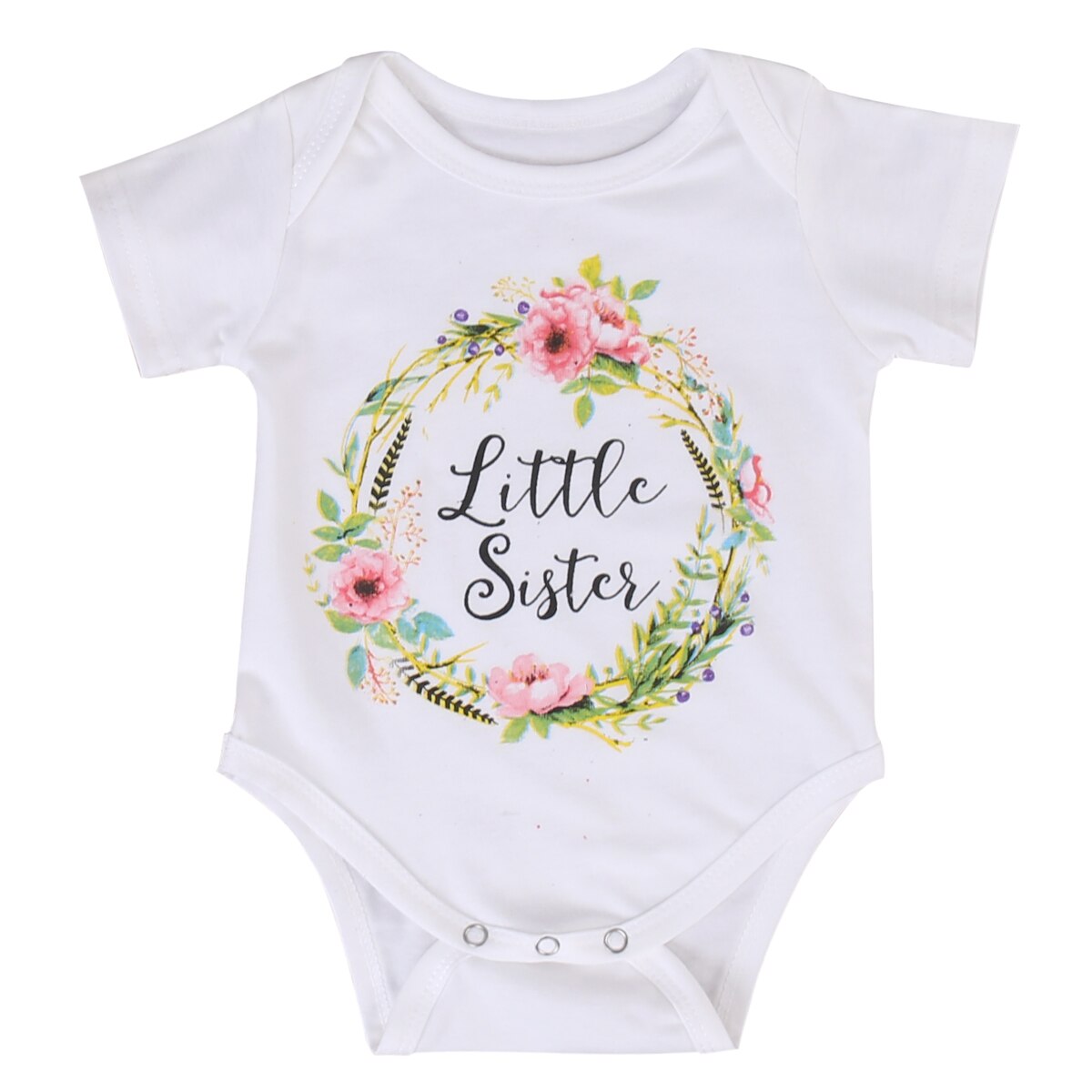 Ropa para bebé, niña, hermana pequeña, hermana mayor, simbólicas hermanas, mono ropa para bebés, ropa para hermana, camiseta, ropa de lujo: Little Sis 12 to 18M