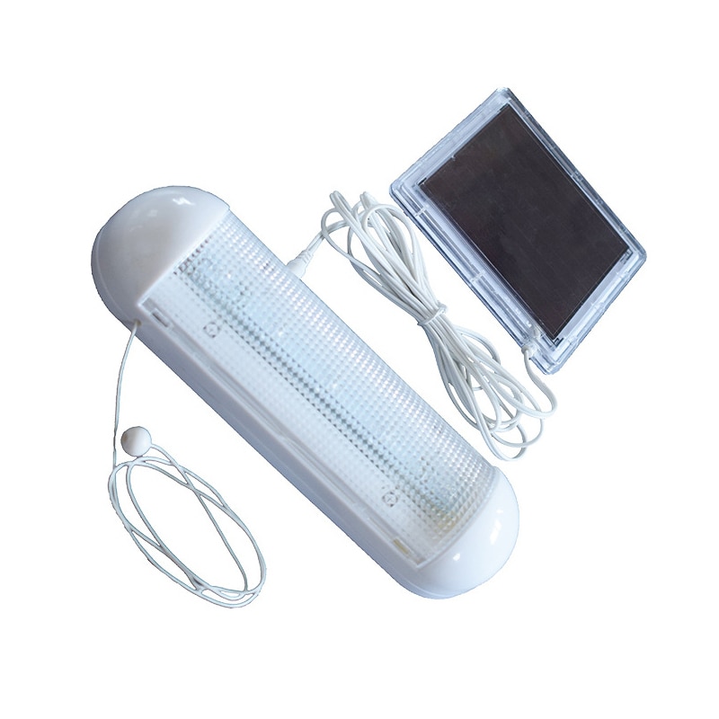 LED Outdoor Solar waterproof Light solar Panel Garden Path Wall Shed Fence Yard Light Lamp Eaves Fence Yard Work Light Lamp: Default Title