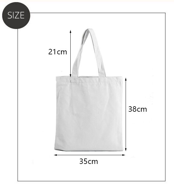 Bolso de hombro de lona ecológico para mujer, bolsa de compras informal, a la , para escuela y Chica, bolsa de almacenamiento