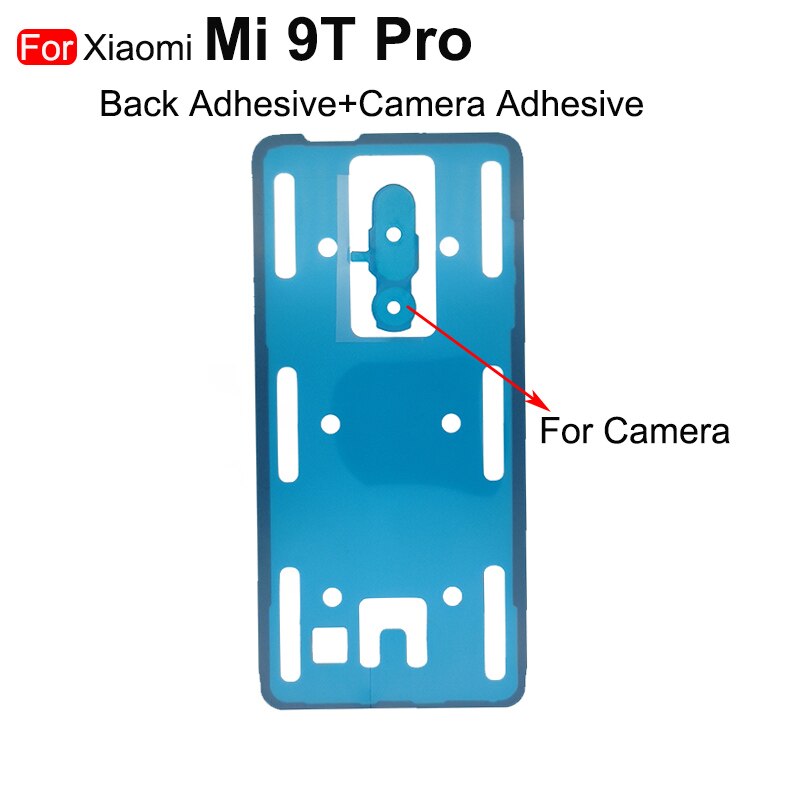 Aocarmo Terug Lijm Voor Xiaomi Mi 9 Se 9T Pro Terug Glas Cover Adhesive Camera Lens Sticker Lijm Vervanging deel