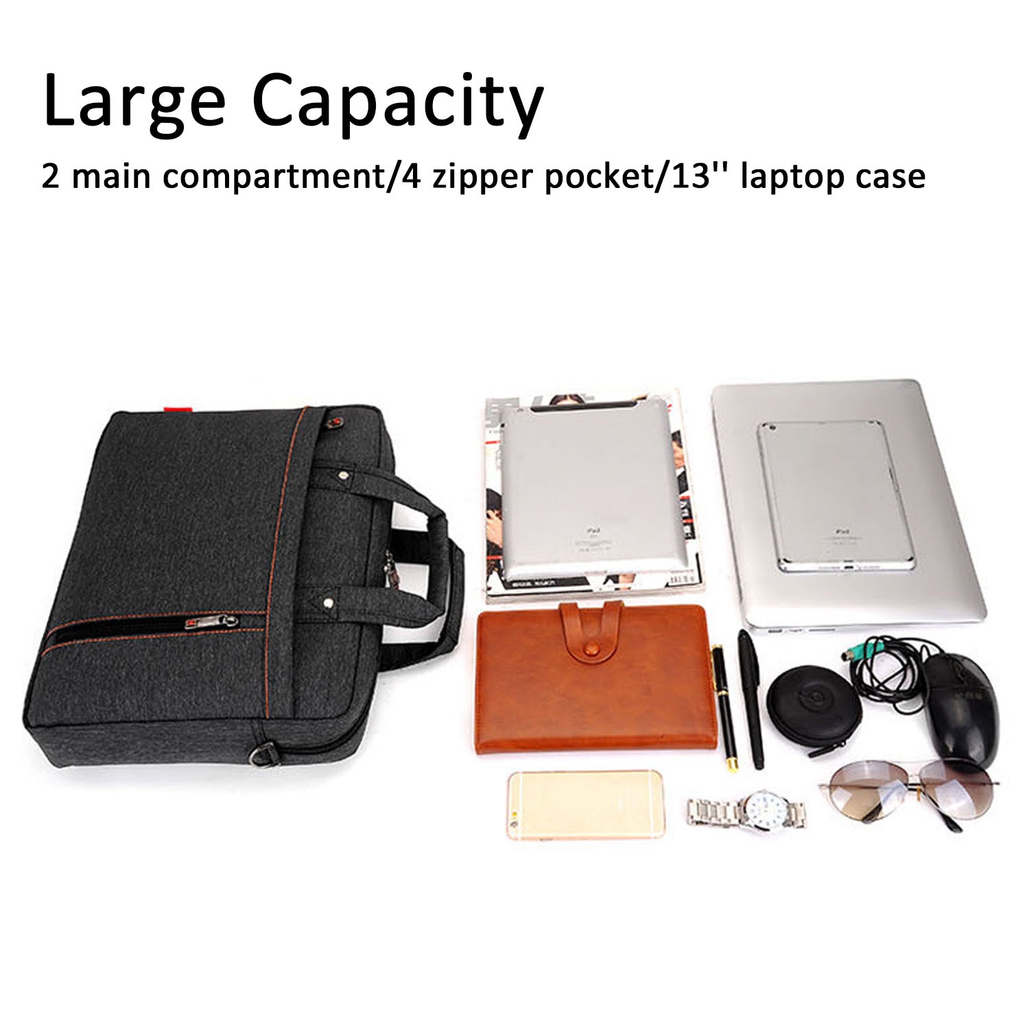 Besegad Tragbare Laptop Fall Abdeckung Tragen Handtasche Schulter Tasche Sleeve für Apple Macbook Universal Notebook Tasche 13 15,6 17,3 zoll