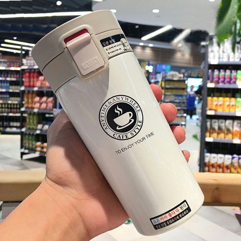 380ml Steel Vacuum Flasks Insulation cup Thermo Double Wall Stainless Travel mug thermoses portable drinkware coffee tea