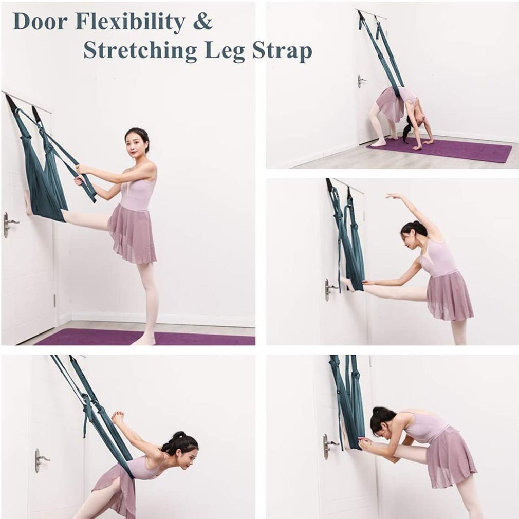 1pc- teiliges zugseil-hängematten-schwingtür-flexibilitäts-dehnband für beine, geeignet für ballett- und gymnastiktrainer