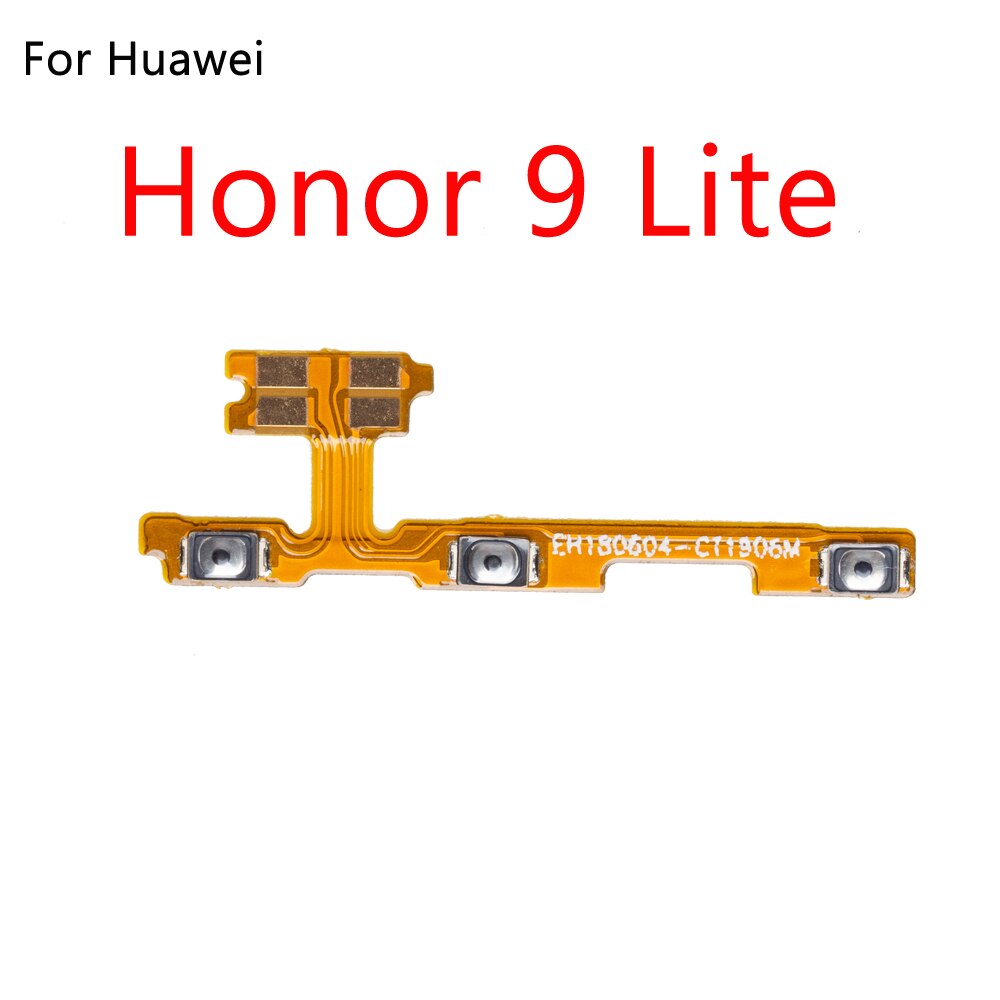 ON OFF Power Button Flex Cable Ribbon For HuaWei Honor 8 8C 9 10 Lite 8X max Mute Silence Volume Key Part: For Honor 9 Lite