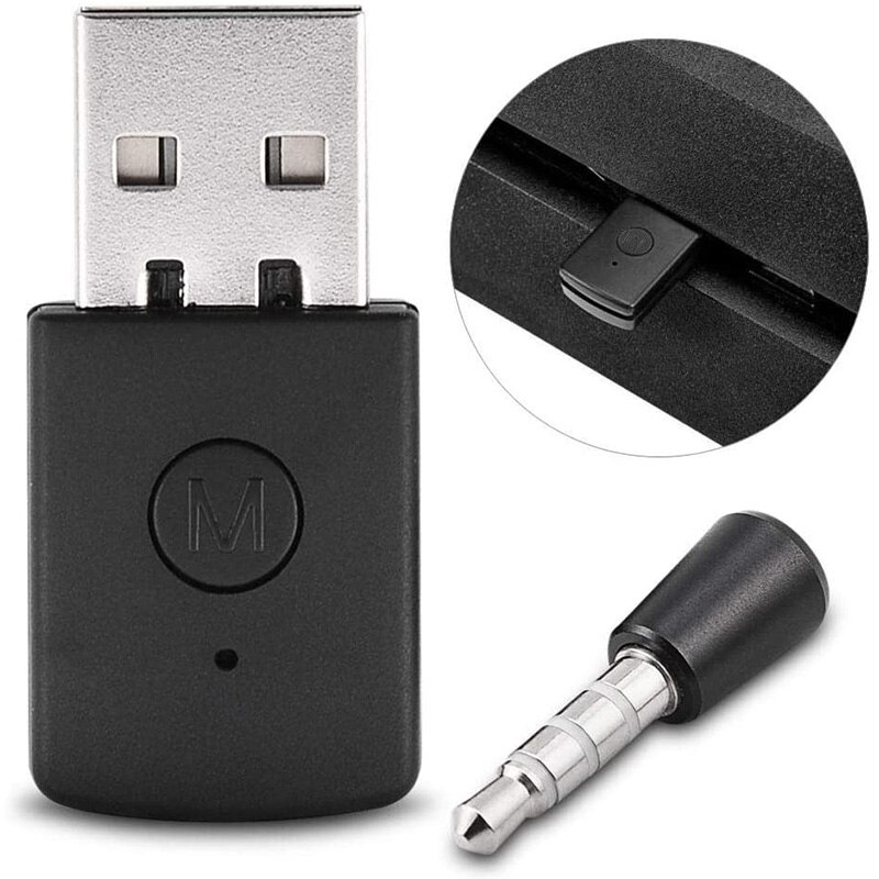 USB Bluetooth 4.0 Dongles Adapters for PS4 PS5 Controller Wireless Adapter Audio Receiver Transmitter Game Accessories
