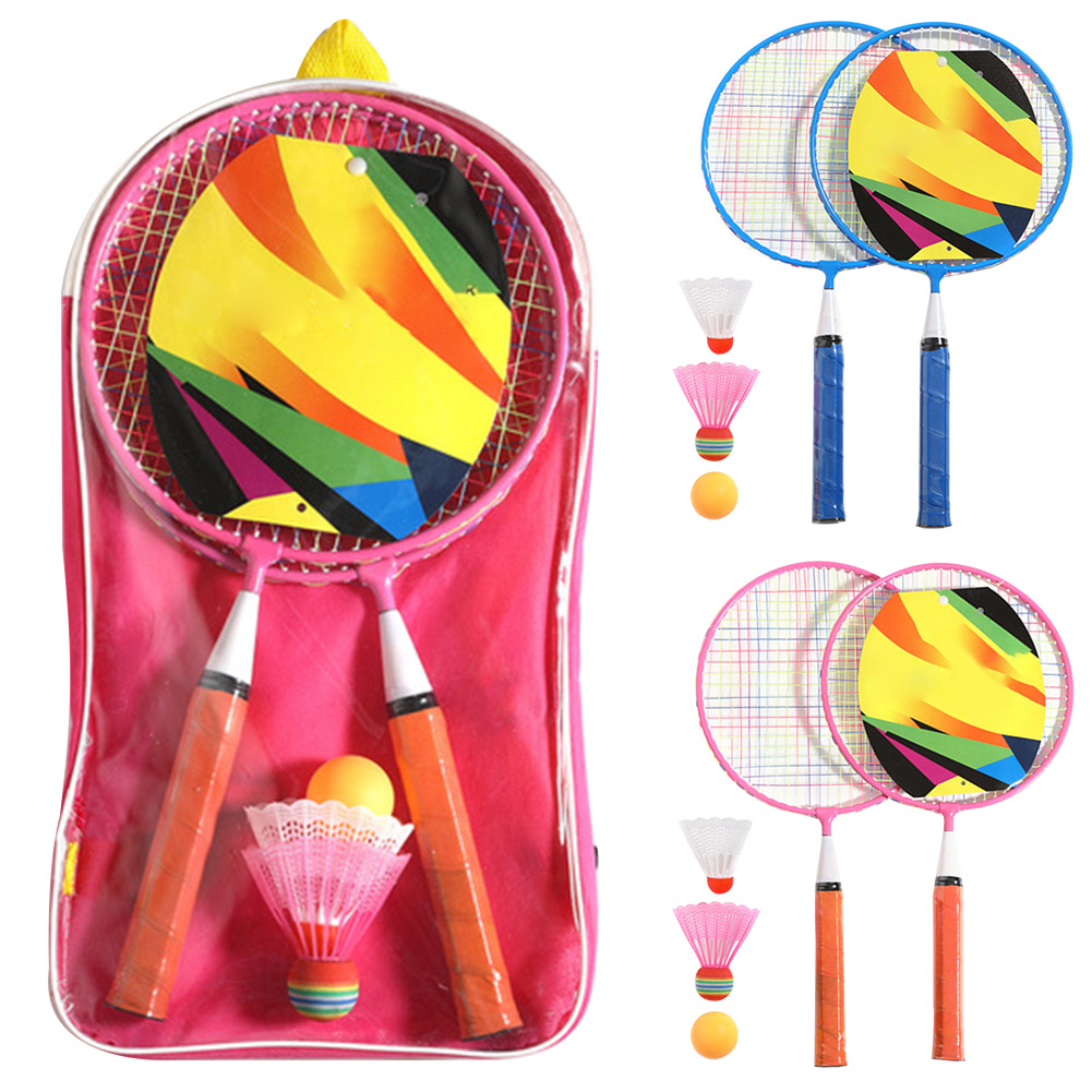 Balls Sport Game Kids Badminton Set Kindergarten With Rackets Anti Slip Handle Indoor Outdoor Exercise Educational Toy