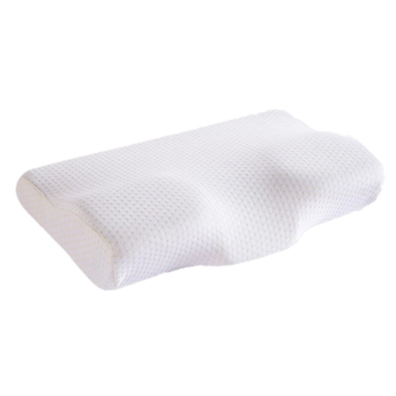 Memory Foam Beddengoed Kussen Nek Bescherming Trage Rebound Memory Foam Vlinder Vormige Kussen Gezondheid Cervicale Nek Grootte In 50*30Cm: pillow