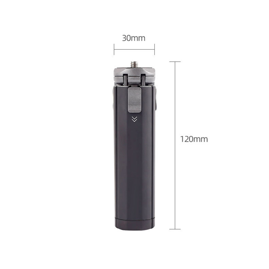Mini trípode + cabezal de bola giratorio de 360 grados, soporte de vídeo con zapata Dual para cámara DSLR, micrófono, luz de relleno